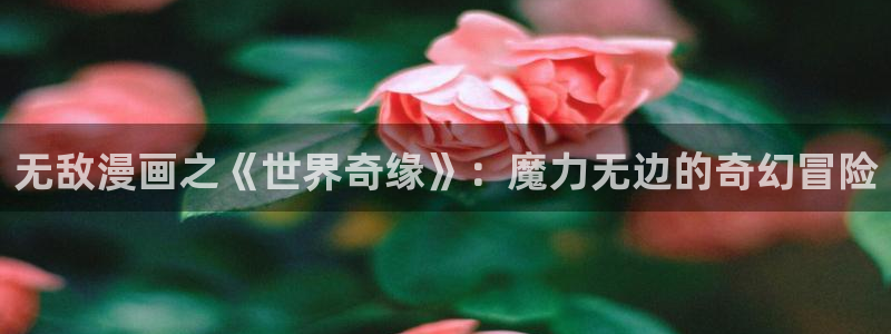 韩漫未删减在线观看全集：无敌漫画之《世界奇缘》：魔力无边的奇幻冒险
