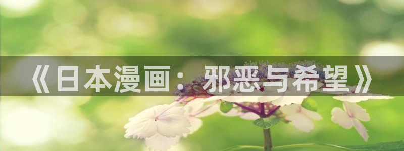 韩漫画韩漫：《日本漫画：邪恶与希望》